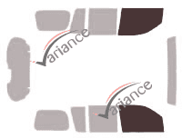 Verglasungsschablone - Fensterkit vorne - Nissan Pathfinder (3) 5-türig (2005 - 2013) Verglasungsschablone - Fensterkit vorne - Nissan Pathfinder (3) 5-türig (2005 - 2013)