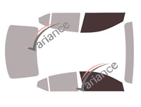 Glazing template - front window kit - Nissan Sentra (8) 4-door sedan (since 2020) Glazing template - front window kit - Nissan Sentra (8) 4-door sedan (since 2020)