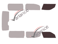 Glazing template - front window kit - Nissan Urvan 5 doors (since 2012) Glazing template - front window kit - Nissan Urvan 5 doors (since 2012)