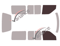 Glazing template - front window kit - Nissan Vanette (2) Cargo Utilitaire  5 doors (1994 - 2002) Glazing template - front window kit - Nissan Vanette (2) Cargo Utilitaire  5 doors (1994 - 2002)