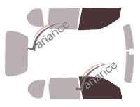 Glazing template - front window kit - Nissan X-Trail (2) 5 doors (2007 - 2013) Glazing template - front window kit - Nissan X-Trail (2) 5 doors (2007 - 2013)