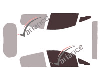 Glazing template - front window kit - Chevrolet Bolt (1) 5 doors (2017 - 2022) Glazing template - front window kit - Chevrolet Bolt (1) 5 doors (2017 - 2022)