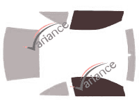 Gabarit vitrage - kit vitres avant - Opel Astra (G) Coupe 3 portes (2000 - 2006) Gabarit vitrage - kit vitres avant - Opel Astra (G) Coupe 3 portes (2000 - 2006)