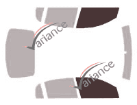 Gabarit vitrage - kit vitres avant - Opel Astra (G) 5 portes (1998 - 2004) Gabarit vitrage - kit vitres avant - Opel Astra (G) 5 portes (1998 - 2004)