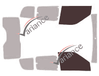 Gabarit vitrage - kit vitres avant - Fiat Doblo (2) 5 portes (2009 - 2022) Gabarit vitrage - kit vitres avant - Fiat Doblo (2) 5 portes (2009 - 2022)