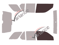 Glazing template - front window kit - Opel Frontera (B) 5 doors (1998 - 2005) Glazing template - front window kit - Opel Frontera (B) 5 doors (1998 - 2005)