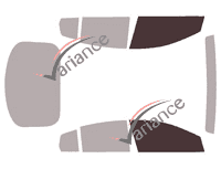 Glazing template - front window kit - Opel Insignia (B) Grand Sport 5 doors (2017 - 2022) Glazing template - front window kit - Opel Insignia (B) Grand Sport 5 doors (2017 - 2022)
