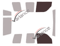 Glazing template - front window kit - Isuzu Trooper 3 doors (1991 - 2005) Glazing template - front window kit - Isuzu Trooper 3 doors (1991 - 2005)