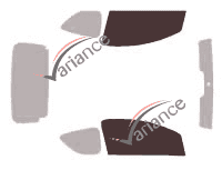 Glazing template - front window kit - Peugeot 107 3 doors (2005 - 2014) Glazing template - front window kit - Peugeot 107 3 doors (2005 - 2014)