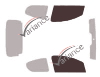 Glazing template - front window kit - Toyota Aygo (1) 5 doors (2005 - 2014) Glazing template - front window kit - Toyota Aygo (1) 5 doors (2005 - 2014)