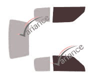 Glazing template - front window kit - Peugeot 205 (1) 3 doors (1983 - 1999) Glazing template - front window kit - Peugeot 205 (1) 3 doors (1983 - 1999)