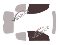 Glazing template - front window kit - Peugeot 206 (1) 3 doors (1998 - 2009) Glazing template - front window kit - Peugeot 206 (1) 3 doors (1998 - 2009)