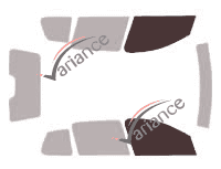 Glazing template - front window kit - Peugeot 206 (1) SW Break 5 doors (1998 - 2007) Glazing template - front window kit - Peugeot 206 (1) SW Break 5 doors (1998 - 2007)
