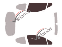 Mascherina per vetri - kit finestrini anteriori - Peugeot 207 3 porte (2006 - 2012) Mascherina per vetri - kit finestrini anteriori - Peugeot 207 3 porte (2006 - 2012)