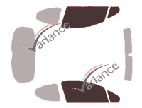 Glazing template - front window kit - Peugeot 207 PLUS 3 doors (2012 - 2015) Glazing template - front window kit - Peugeot 207 PLUS 3 doors (2012 - 2015)