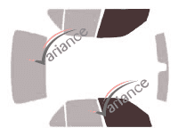 Glazing template - front window kit - Peugeot 306 (1) Berline 4 doors (1993 - 2001) Glazing template - front window kit - Peugeot 306 (1) Berline 4 doors (1993 - 2001)