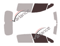 Glazing template - front window kit - Peugeot 307 (1) 5 doors (2001 - 2008) Glazing template - front window kit - Peugeot 307 (1) 5 doors (2001 - 2008)