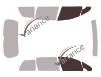 Mascherina per vetri - kit vetri anteriori - Peugeot 307 (1) SW Break 5 porte (2001 - 2008) Mascherina per vetri - kit vetri anteriori - Peugeot 307 (1) SW Break 5 porte (2001 - 2008)