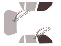 Glazing template - front window kit - Peugeot 309 (phase 1) 5 doors (1985 - 1990) Glazing template - front window kit - Peugeot 309 (phase 1) 5 doors (1985 - 1990)
