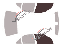 Glazing template - front window kit - Peugeot 406 (1) Berline 4 doors (1995 - 2004) Glazing template - front window kit - Peugeot 406 (1) Berline 4 doors (1995 - 2004)