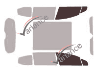 Glazing template - front window kit - Peugeot 5008 (1) 5 doors (2009 - 2017) Glazing template - front window kit - Peugeot 5008 (1) 5 doors (2009 - 2017)