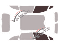 Glazing template - front window kit - Peugeot 508 (1) RXH Break 5 doors (2012 - 2018) Glazing template - front window kit - Peugeot 508 (1) RXH Break 5 doors (2012 - 2018)