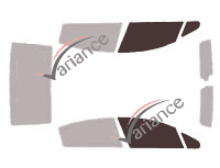 Glazing template - front window kit - Peugeot 508 (1) Berline 4 doors (2011 - 2018) Glazing template - front window kit - Peugeot 508 (1) Berline 4 doors (2011 - 2018)