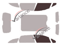 Glazing template - front window kit - Peugeot 508 (1) SW Break 5 doors (2011 - 2018) Glazing template - front window kit - Peugeot 508 (1) SW Break 5 doors (2011 - 2018)