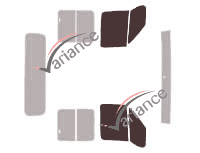 Glazing template - front window kit - Citroën Jumper (1) Double Cabine Pick-Up 4 doors (1994 - 2006) Glazing template - front window kit - Citroën Jumper (1) Double Cabine Pick-Up 4 doors (1994 - 2006)