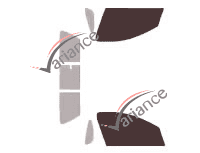 Glazing template - front window kit - Peugeot Hoggar Pick-Up 2 doors (2010 - 2014) Glazing template - front window kit - Peugeot Hoggar Pick-Up 2 doors (2010 - 2014)