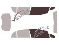 Glazing template - front window kit - Peugeot Ion (1) 5 doors (2010 - 2020) Glazing template - front window kit - Peugeot Ion (1) 5 doors (2010 - 2020)