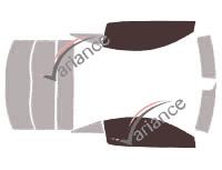 Mascherina per vetri - Kit vetri anteriori - Peugeot RCZ Coupé 2 porte (2010 - 2015) Mascherina per vetri - Kit vetri anteriori - Peugeot RCZ Coupé 2 porte (2010 - 2015)