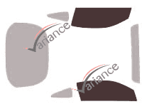 Glazing template - front window kit - Pontiac Pursuit Coupé 3 doors (2004 - 2010)