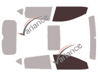 Glazing template - front window kit - Pontiac Vibe 5 doors (2008 - 2011) Glazing template - front window kit - Pontiac Vibe 5 doors (2008 - 2011)