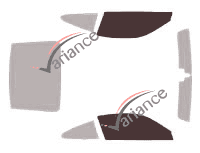 Glazing template - front window kit - Porsche 911 (7) Coupe 2 doors (2012 - 2019) Glazing template - front window kit - Porsche 911 (7) Coupe 2 doors (2012 - 2019)