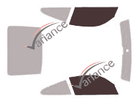 Glazing template - front window kit - Porsche 911 (5) Coupe 2 doors (1998 - 2006) Glazing template - front window kit - Porsche 911 (5) Coupe 2 doors (1998 - 2006)