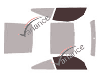 Glazing template - front window kit - Porsche 911 (5) Targa Coupe 2 doors (1998 - 2005) Glazing template - front window kit - Porsche 911 (5) Targa Coupe 2 doors (1998 - 2005)