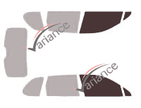 Glazing template - front window kit - Porsche Cayenne (2) 5 doors (2010 - 2017) Glazing template - front window kit - Porsche Cayenne (2) 5 doors (2010 - 2017)