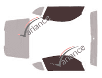 Glazing template - front window kit - Porsche Cayman (1) Coupe 2 doors (2005 - 2013) Glazing template - front window kit - Porsche Cayman (1) Coupe 2 doors (2005 - 2013)