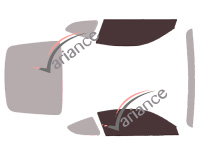 Glazing template - front window kit - Porsche 718 (1) Cayman Coupe 3 doors (2014 - 2025) Glazing template - front window kit - Porsche 718 (1) Cayman Coupe 3 doors (2014 - 2025)