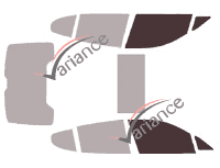 Glazing template - front window kit - Porsche Panamera (1) 4 doors (2014 - 2017) Glazing template - front window kit - Porsche Panamera (1) 4 doors (2014 - 2017)