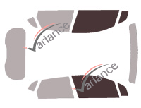 Verglasungsschablone - Fensterkit vorne - Renault Captur (1) 5-türig (2013 - 2020) Verglasungsschablone - Fensterkit vorne - Renault Captur (1) 5-türig (2013 - 2020)