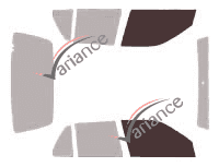 Gabarit vitrage - kit vitres avant - Renault Clio (1) 5 portes (1990 - 1998) Gabarit vitrage - kit vitres avant - Renault Clio (1) 5 portes (1990 - 1998)