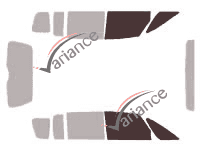 Glazing template - front window kit - Renault Espace (4) Court 5 doors (2002 - 2014) Glazing template - front window kit - Renault Espace (4) Court 5 doors (2002 - 2014)