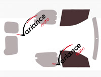 Glazing template - front window kit - Renault Express (2) 6-door van (since 2021) Glazing template - front window kit - Renault Express (2) 6-door van (since 2021)