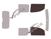 Plantilla de acristalamiento - kit de ventana delantera - Renault Kangoo (2) Utilitario 4 puertas (2008 - 2022) Plantilla de acristalamiento - kit de ventana delantera - Renault Kangoo (2) Utilitario 4 puertas (2008 - 2022)