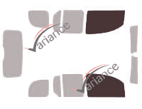 Glazing template - front window kit - Nissan Kubistar (2) 5 doors (2008 - 2022) Glazing template - front window kit - Nissan Kubistar (2) 5 doors (2008 - 2022)