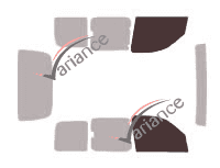 Glazing template - front window kit - Nissan Kubistar (1) 4 doors (1997 - 2008) Glazing template - front window kit - Nissan Kubistar (1) 4 doors (1997 - 2008)