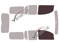 Plantilla de acristalamiento - kit de ventana delantera - Renault Kangoo (2) MAXI 5 puertas (2010 - 2022) Plantilla de acristalamiento - kit de ventana delantera - Renault Kangoo (2) MAXI 5 puertas (2010 - 2022)