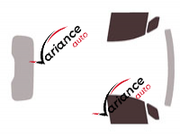 Gabarit vitrage - kit vitres avant - Nissan Townstar (1) Utilitaire 4/5 portes (depuis 2021)